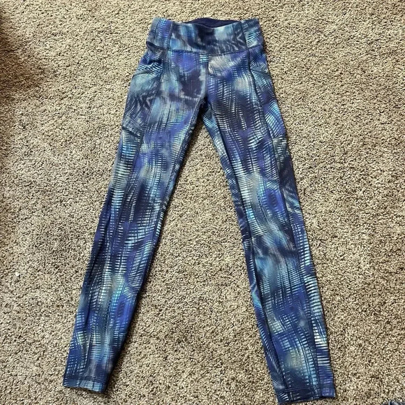 Lululemon Invigorate High-Rise Tight Legging Shapeshifter Flux Blue Multi Size 2 - Picture 5 of 15